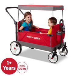 NEW IN BOX- Radio Flyer Convertible Kids Wagon 