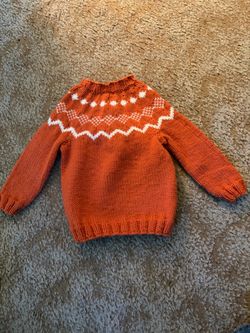 Sweater, hand knitted