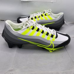 Nike Vapor Edge Speed 360 Volt/White/Grey Football Cleats DQ5110-071 Men’s 9 And 10.5