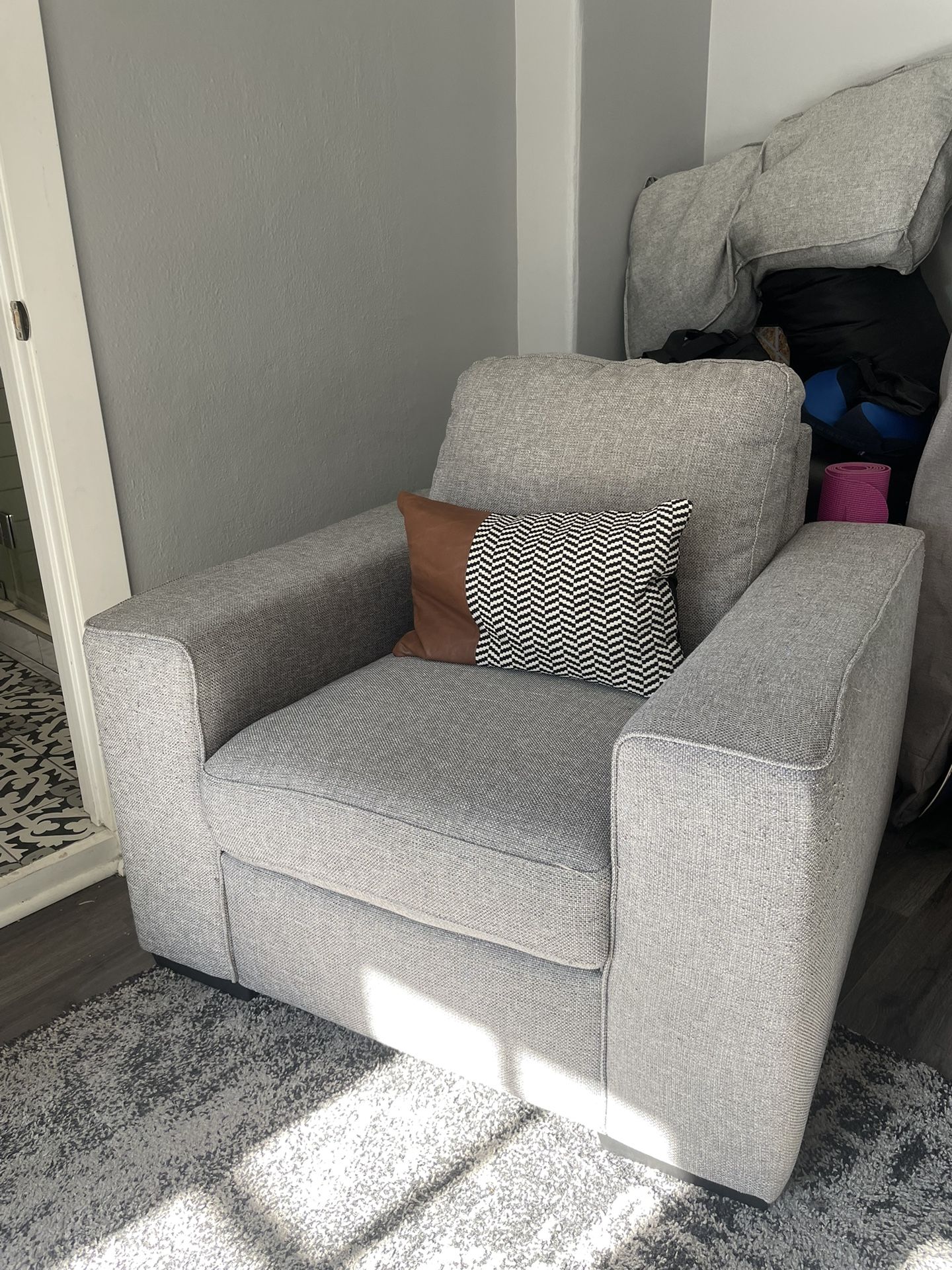 Gray Armchair