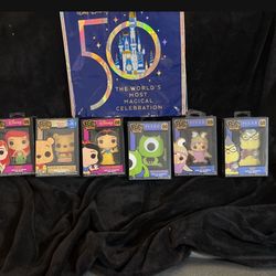 Disney POP ! PINs 🥰 $15 EACH FIRM ! About 4” -More DISNEY - PIXAR IN PROFILE ! 🤩