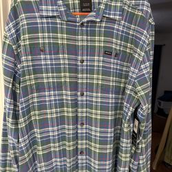 Rvca new Long Sleeve Button Up