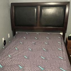 Queen Bed Frame and Dresser 