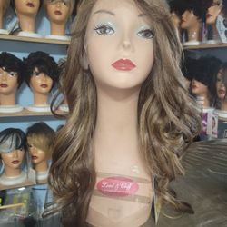Kensley #FS8.27.613, Synthetic Lace Front & Heat Safe Wig.