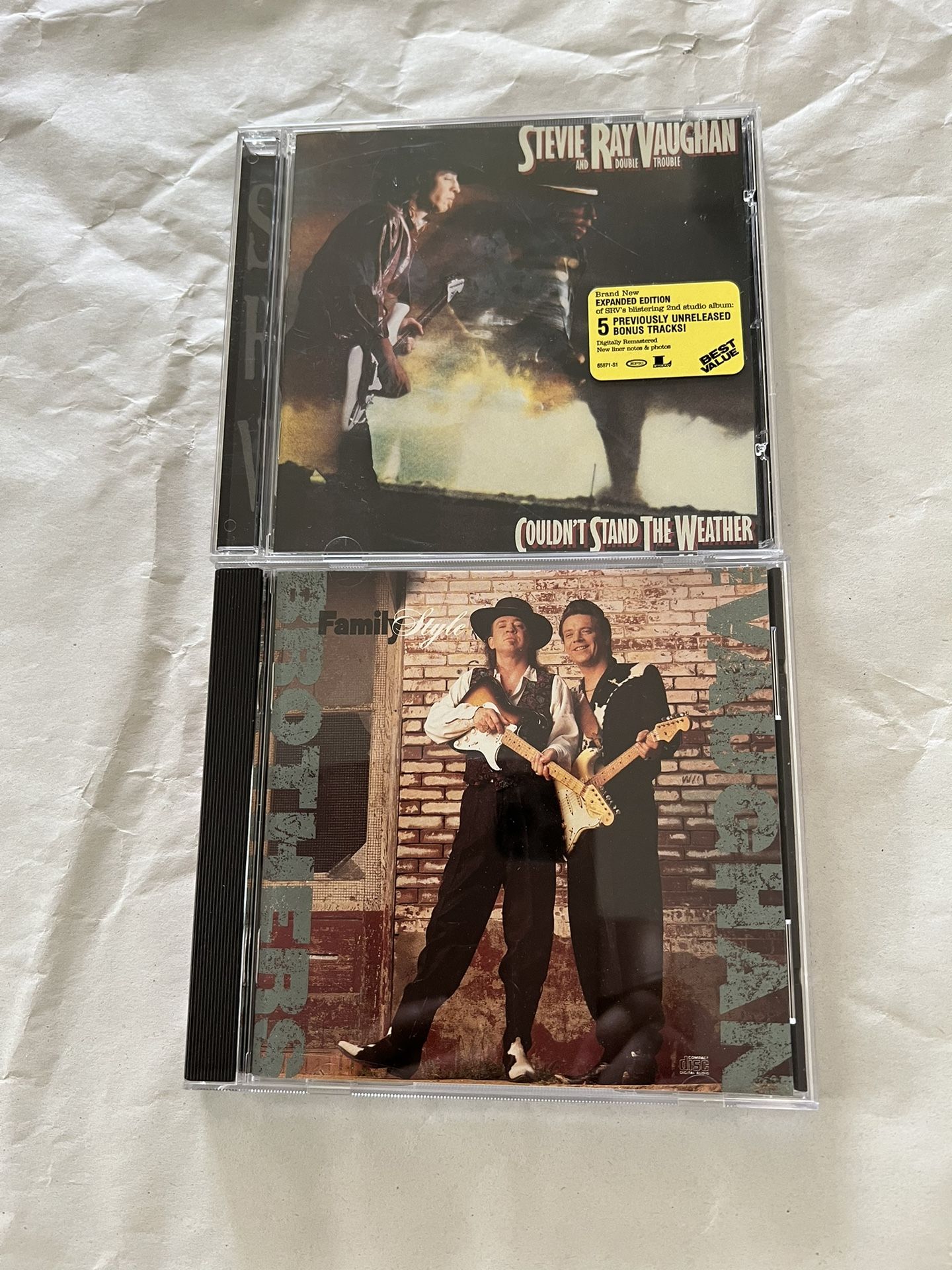 2 Stevie Ray Vaughan CDs