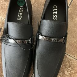 GUESS Square Toe Slip On Dress Loafers