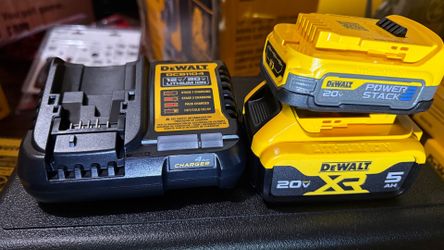 DeWalt 20V MAX Charger and Batteries