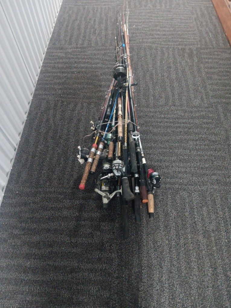 Fishing Poles $100.00 Takes All