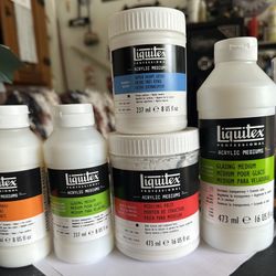 5 Fullsize Liquitex Products - Brand New Never Opened