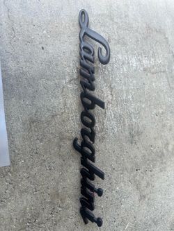 Lamborghini emblem black