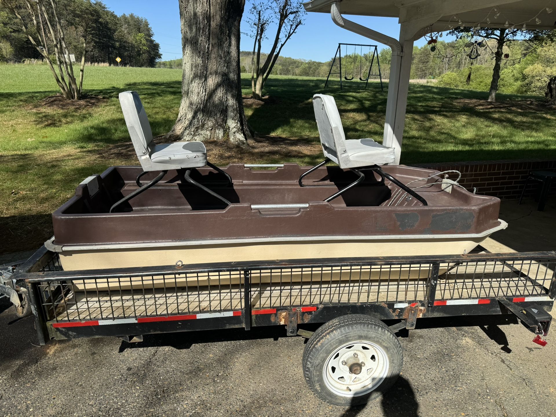 Plastic Pond Boat