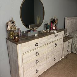 King bedroom set no mattress no boxspring