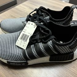 Adidas Mens Originals NMD R1 FV5438 Black Houndstooth Shoes Size 8.5 FV5438 New