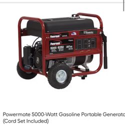 Power mate 5000 Electric Start Generator 