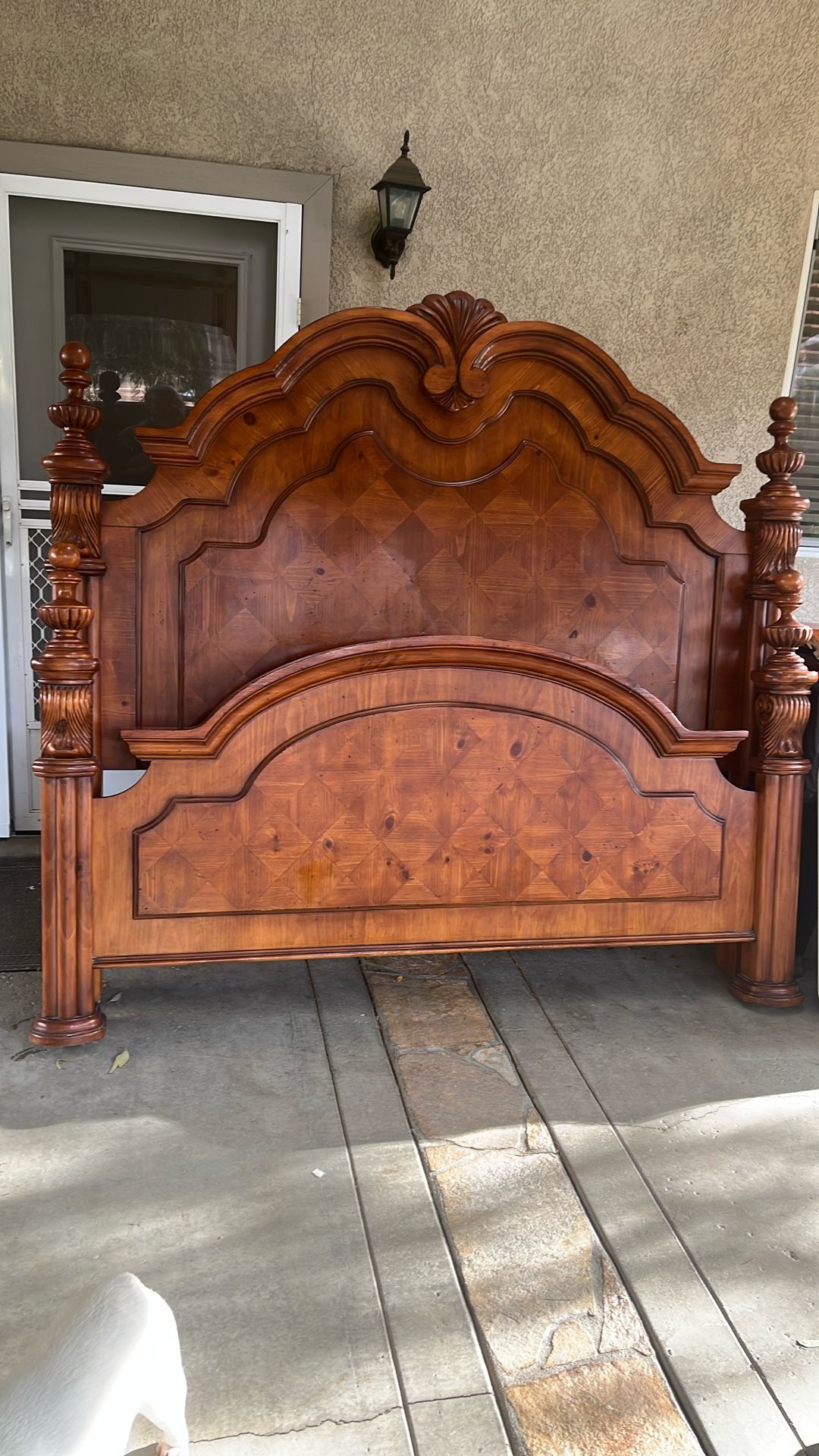 California King Head Board And Foot Board