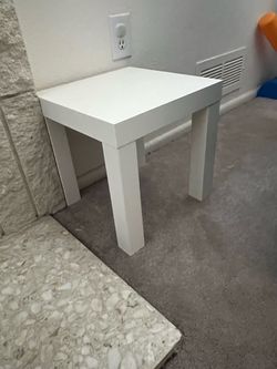 White side table