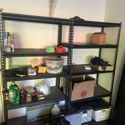 Garage Shelves, Two Read Description 