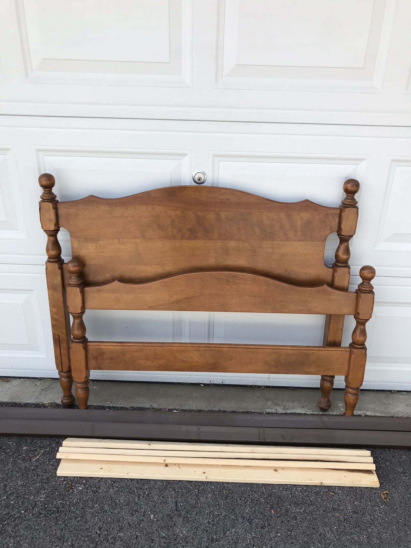 Ethan Allen Solid Wood Twin Size Bed