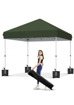 10x10 Pop Up Canopy with One Button Push Setup