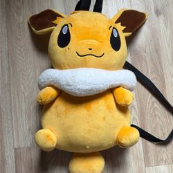 Eevee pokemon plush backpack