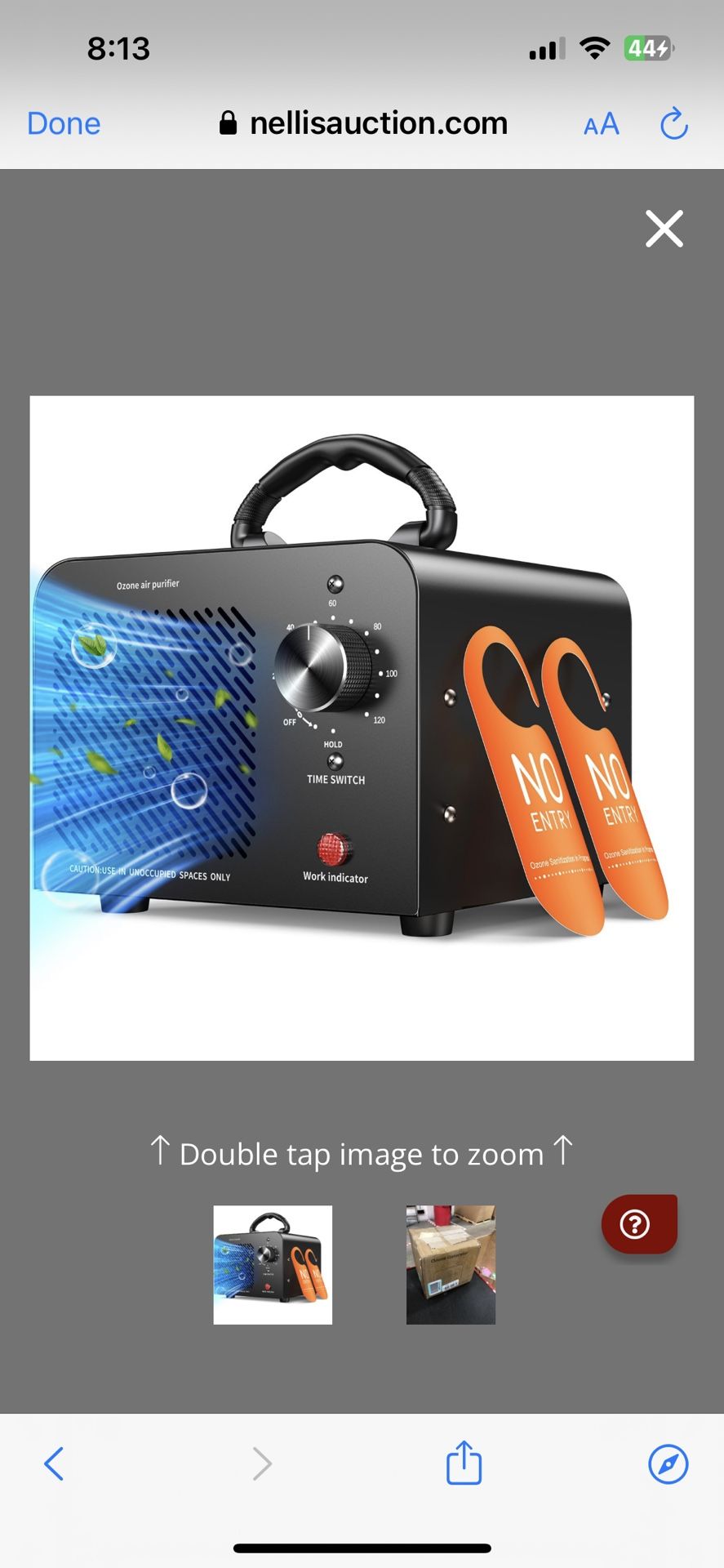 Ozone Generator 48,000mg, Commercial Ozone Machine Odor Removal, High Capacity O3 Ionizer Air Purifier Deodorizer, Portable Mini For Car, Home, Smoke,