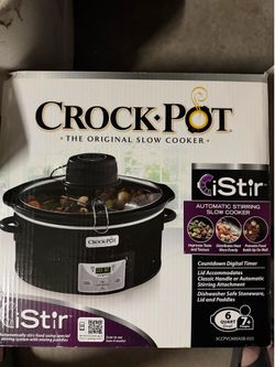 Crock-Pot iStir 6-Quart Automatic Stirring Slow Cooker (Model SCCPVC600ASB-033)