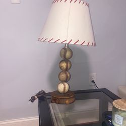 Vintage baseball lamp
