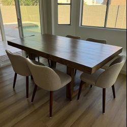 Custom Built Dining Table Solid wood Farmhouse Set Modern Rustic Bench Country Oval Round Counter Breakfast Height  Handcrafted 