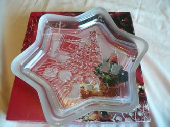 Mikasa Christmas Star Candy Dish - Tree Sweet SA 950/210, New in Box