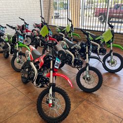 Brand New 110cc Dirt Bikes and Motorcycles! Bad Credit Okay!
