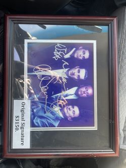 signed photo of the original Goodfellas cast