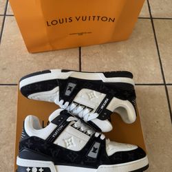  Louis Vuitton Trainer 'Denim Noir'