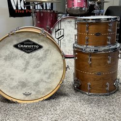  Craviotto Custom Shop Cherry Drum Set 12/14/20 2020 - Natural