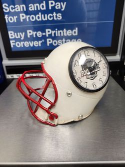 Football helmet clock