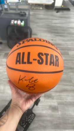Autograph ball by Kobe