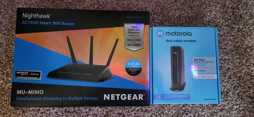 Cable Modem And Router Combo