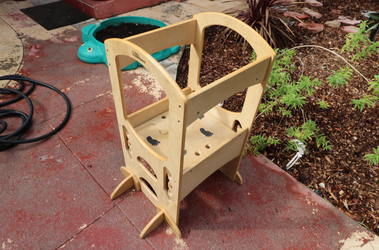 Wooden Kids Kitchen & Activity Tower / Stand