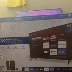 4K Roku Smart Tv 43”