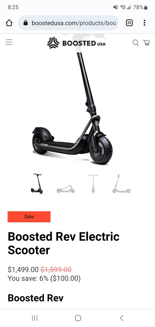 Land nødvendig Skifte tøj Boosted Rev Electric Scooter for Sale in Forest Park, IL - OfferUp