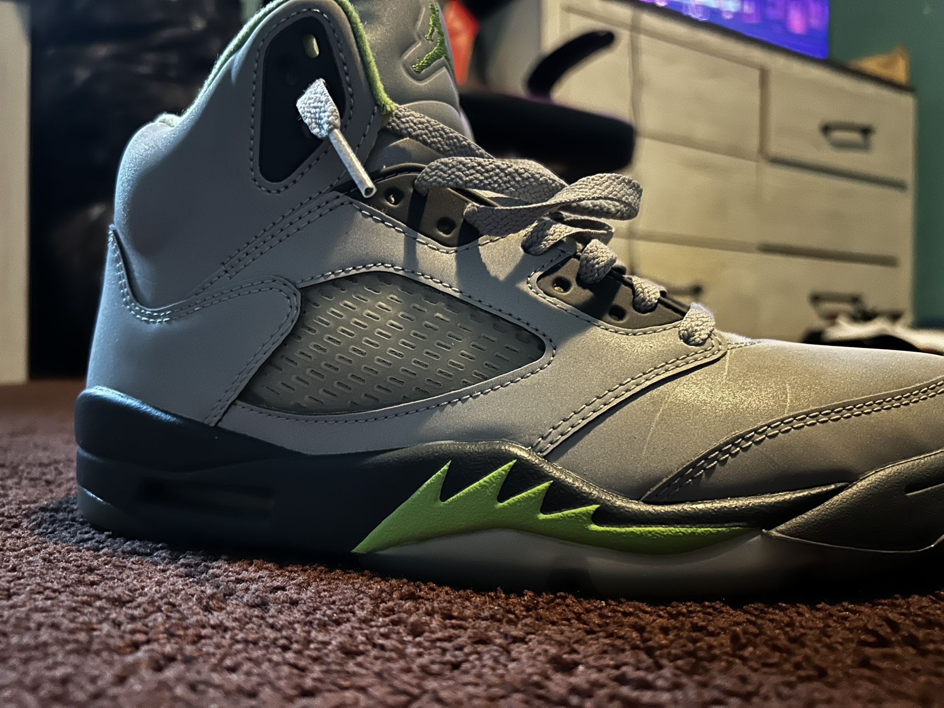 Air Jordan 5’s Retro Green Beans