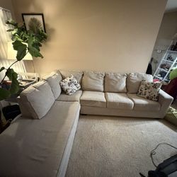 Couch Sectional Beige Grey Couch