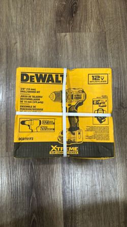 DEWALT DCD701F2 12V Brushless Drill/Driver Kit