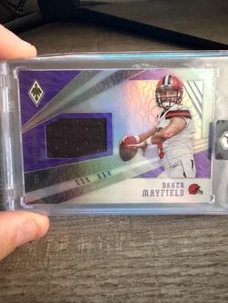 Baker Mayfield rookie patch /75