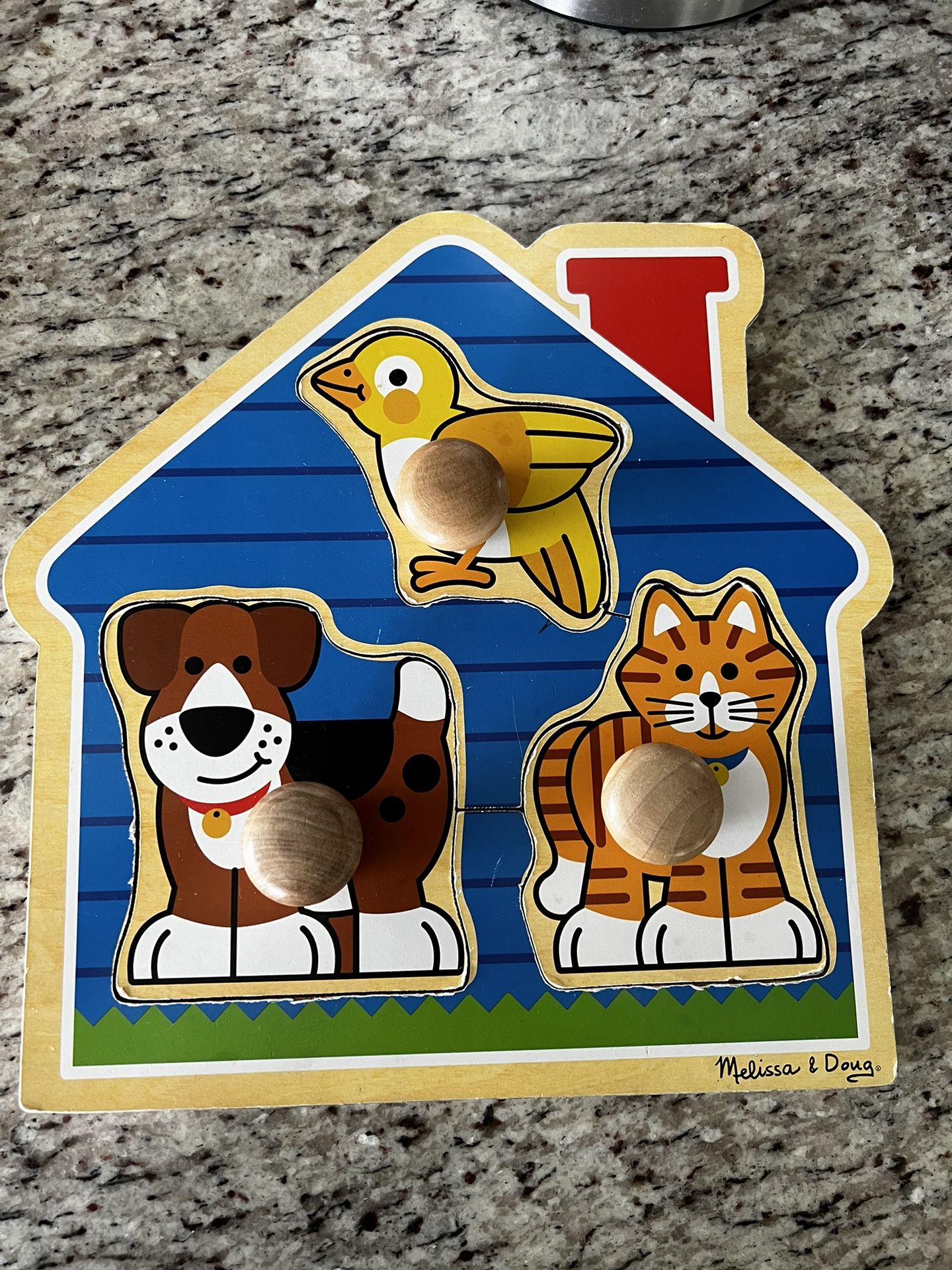 3 Puzzles Melissa & Doug And 2 Chuckle and Roar