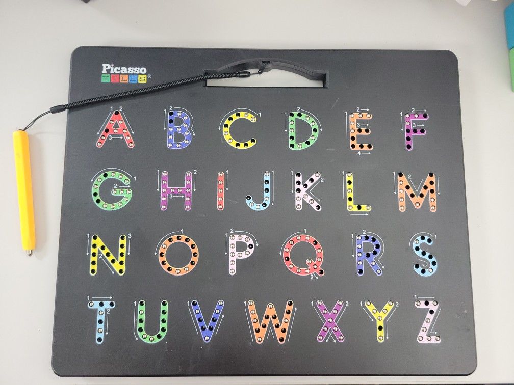 Picasso Tile Alphabet Magnetic Learn To Write