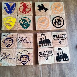 Handmade Coasters Can Make Custom Designs.  They Make Perfect Gifts 