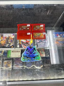 Pokemon Firered GBA $130-$150 Each Gamehogs 11am-7pm