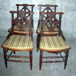 Set of 4 Antique Chairs 