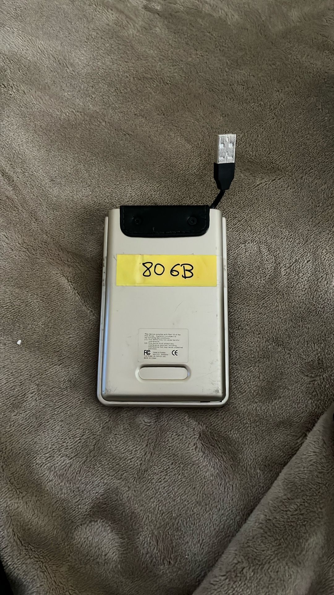 80 GB I/O Magic Silver/Black Gigabank High/Capacity Portable/External/Storage USBDrive