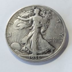 1936 Walking Liberty Half VG+
